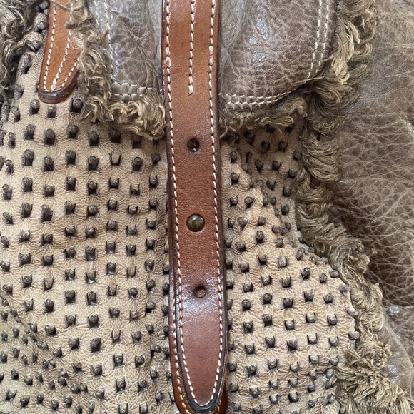 Free People leather satchel bag. Appr: 12by15 size. - Picture 4 of 11